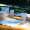 Assiette fibres de canne à sucre carrée 26 x 26 cm G10068 biodegradable écologique.