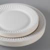assiette ronde carton blanc jetable 23cm