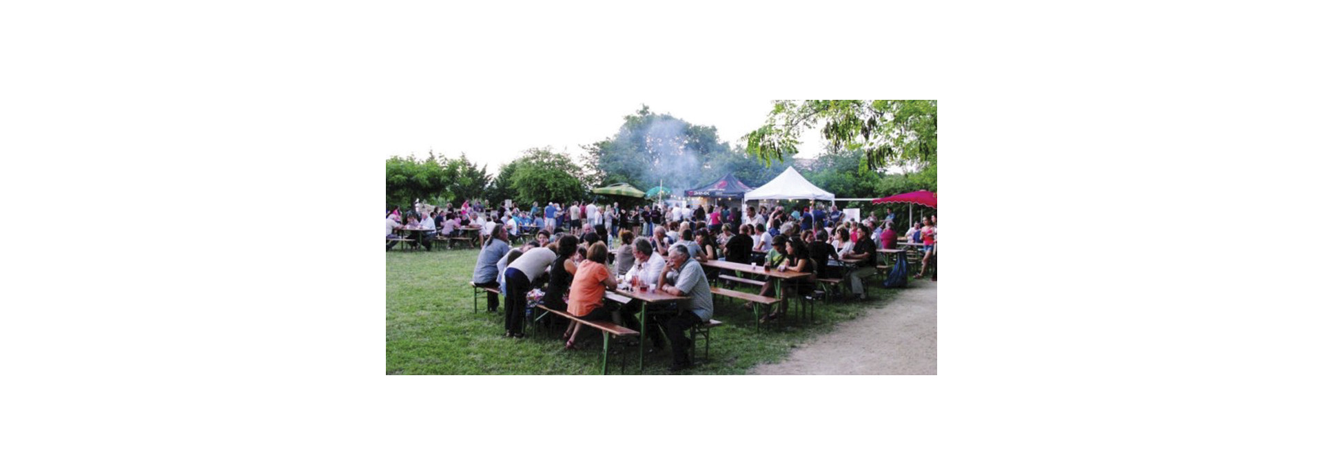 repas organisé par association en extérieur