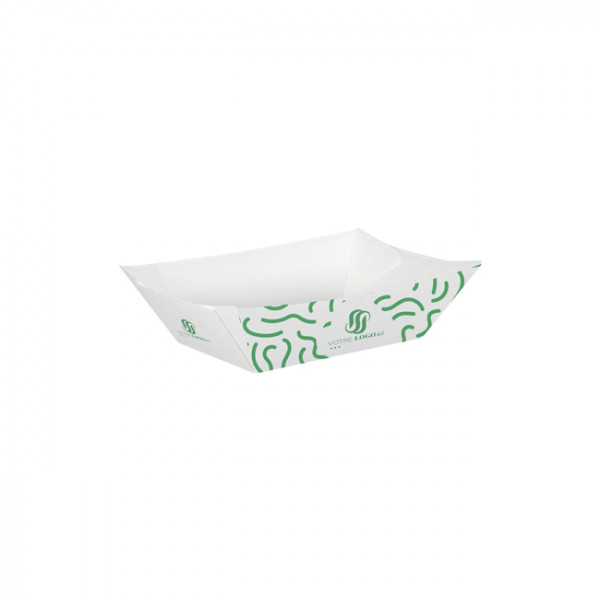 Barquette personnalisée en carton 480 g - Impression jusqu'à 4 couleurs