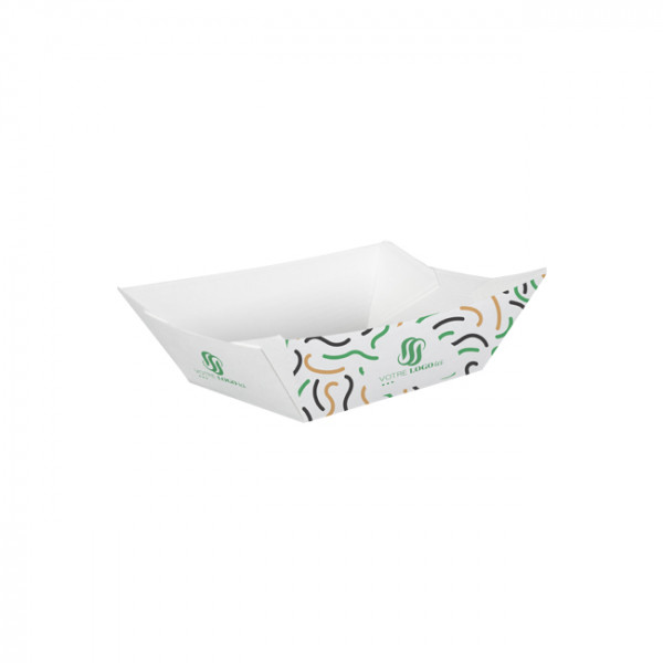 Barquette personnalisée en carton 960 g - Impression jusqu'à 4 couleurs