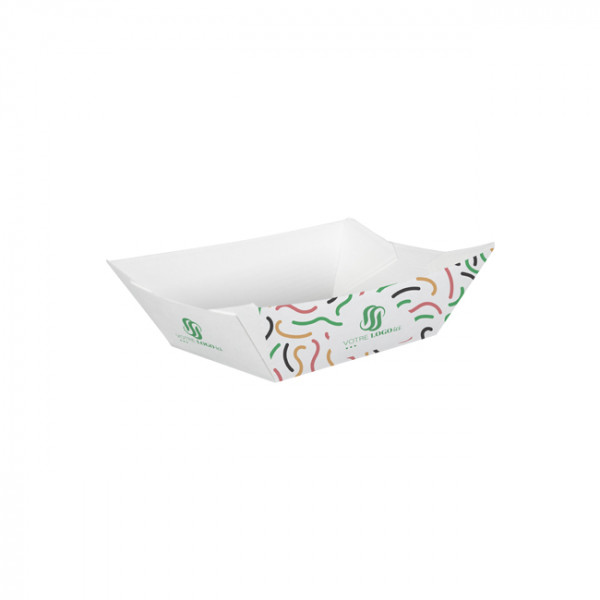 Barquette personnalisée en carton 960 g - Impression jusqu'à 4 couleurs