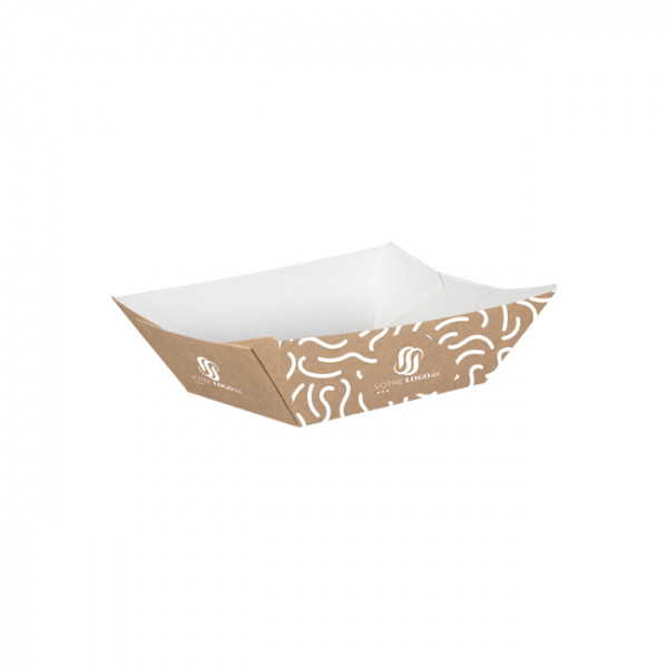 Barquette personnalisée en carton 960 g - Impression jusqu'à 4 couleurs