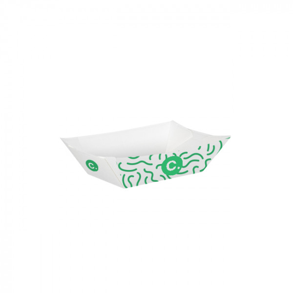 Barquette personnalisée en carton 480 g - Impression jusqu'à 4 couleurs