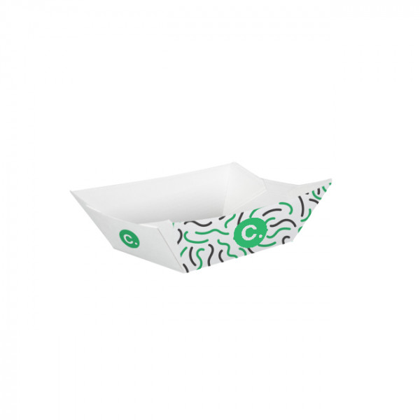 Barquette personnalisée en carton 960 g - Impression jusqu'à 4 couleurs