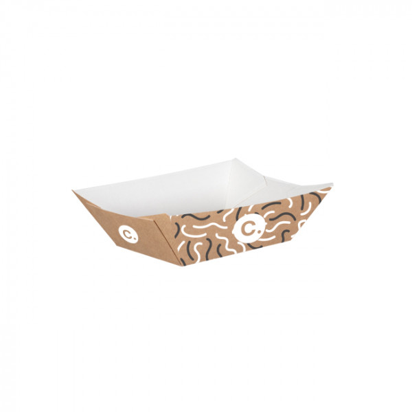 Barquette personnalisée en carton 960 g - Impression jusqu'à 4 couleurs