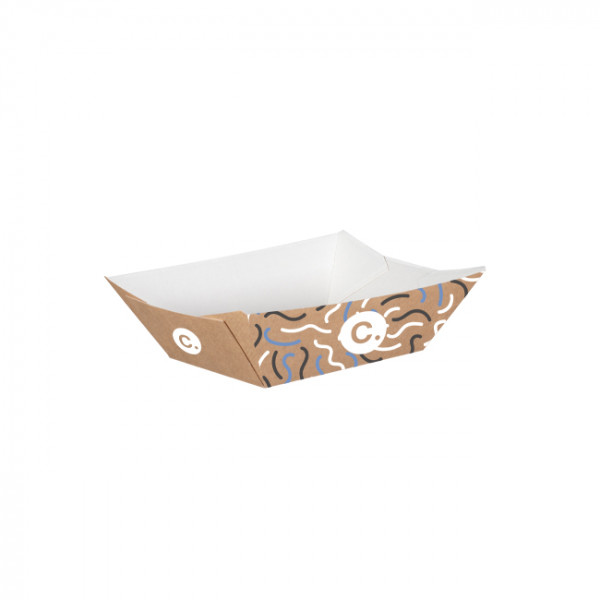 Barquette personnalisée en carton 960 g - Impression jusqu'à 4 couleurs