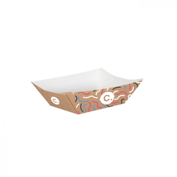 Barquette personnalisée en carton 960 g - Impression jusqu'à 4 couleurs