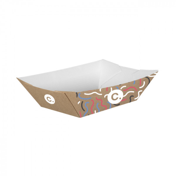 Barquette personnalisée en carton 1440 g - Impression jusqu'à 4 couleurs