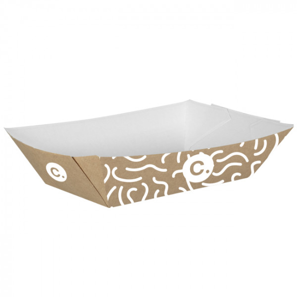 Barquette personnalisée en carton 2400 g - Impression jusqu'à 4 couleurs