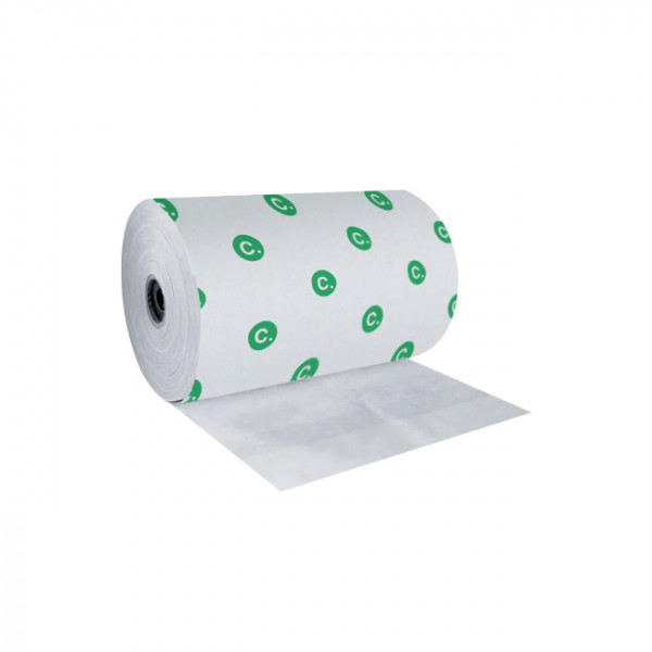 Papier thermoscellable personnalisé en bobine blanche de 6 kg largeur 30 cm - Impression jusqu'à 4 couleurs