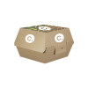 Boîte à hamburger personnalisée en carton - Impression quadrichromie couleurs illimitées
