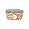 Boîte à salade ronde personnalisée en carton avec couvercle 1300 mL - Impression jusqu'à 4 couleurs