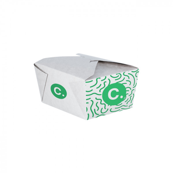 Boîte rectangulaire personnalisée en carton 880 mL - Impression jusqu'à 4 couleurs