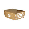 Boîte rectangulaire personnalisée en carton 1400 mL - Impression jusqu'à 4 couleurs