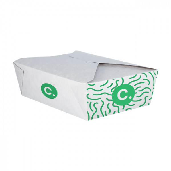 Boîte rectangulaire personnalisée en carton 2000 mL - Impression jusqu'à 4 couleurs