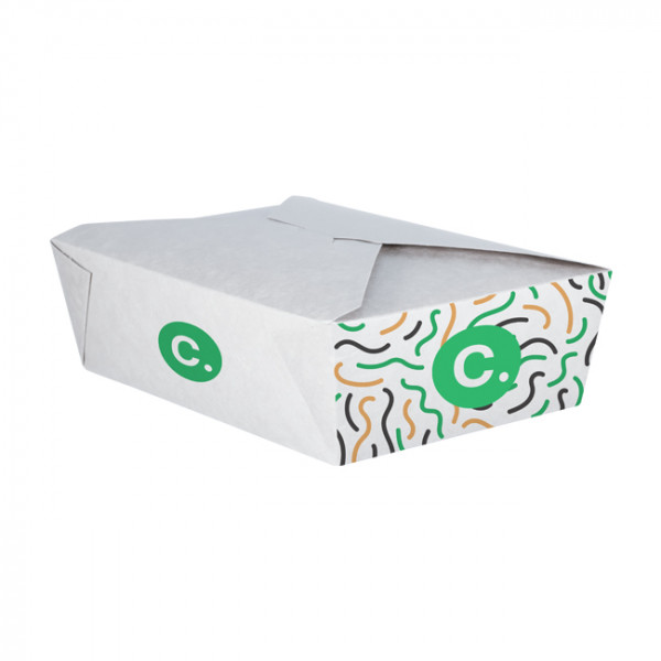 Boîte rectangulaire personnalisée en carton 2000 mL - Impression jusqu'à 4 couleurs