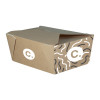 Boîte rectangulaire personnalisée en carton kraft 2880 mL - Impression jusqu'à 4 couleurs