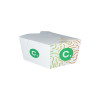 Boîte rectangulaire personnalisée en carton blanc 780 mL - Impression quadrichromie couleurs illimitées