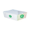 Boîte rectangulaire personnalisée en carton blanc 1980 mL - Impression quadrichromie couleurs illimitées