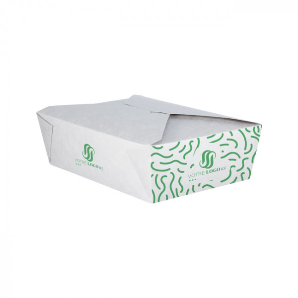 Boîte rectangulaire personnalisée en carton 2000 mL - Impression jusqu'à 4 couleurs