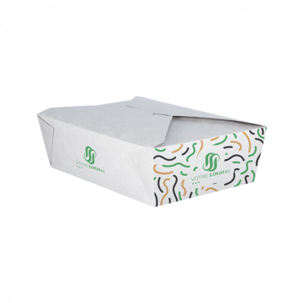 Boîte rectangulaire personnalisée en carton 2000 mL - Impression jusqu'à 4 couleurs