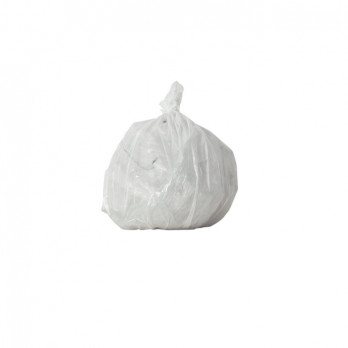 Sac-poubelle 20 L blanc standard HD avec lien à nouer