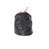 Sac-poubelle noir 50L avec liens coulissants