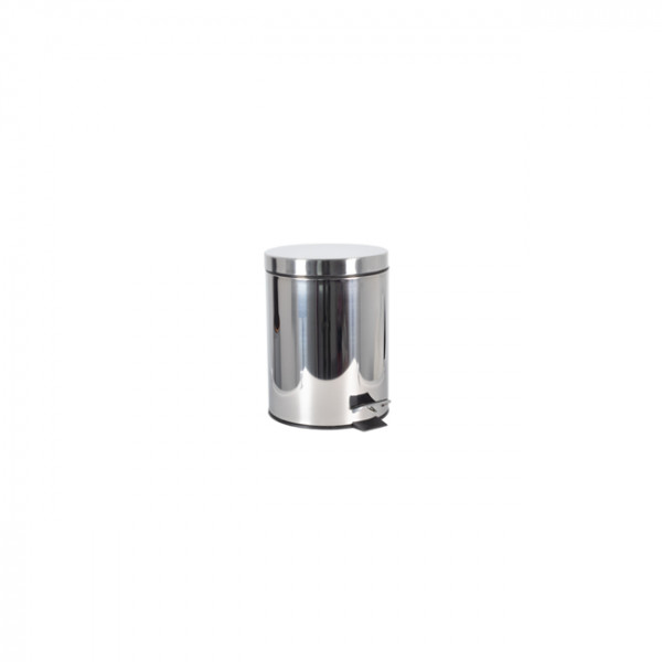 Poubelle à pédale 5 L Inox - pratique et élégante