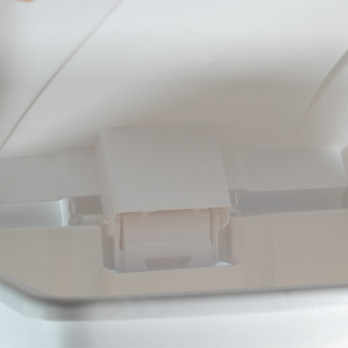 Poubelle à pédale 45 L - Plastique blanc