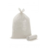 Sac-poubelle 50 L blanc standard HD avec lien à nouer