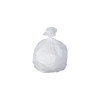 Sac-poubelle 10 L blanc standard avec lien à nouer