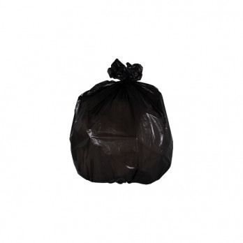 Sac-poubelle 30 L noir standard HD avec lien à nouer