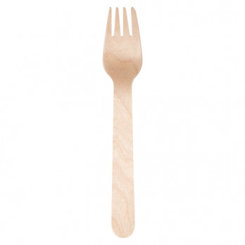 Fourchette en bois 16 cm
