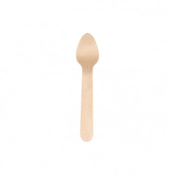 Mini cuillère en bois 9,6 cm