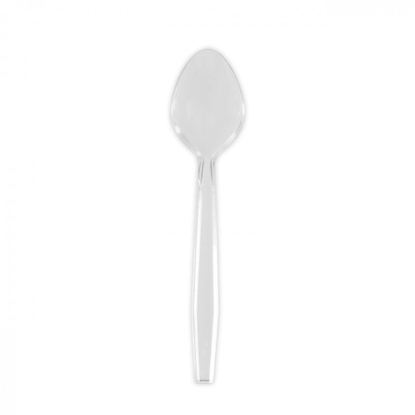 Cuillère réutilisable transparente 15,5 cm - Couverts réutilisables