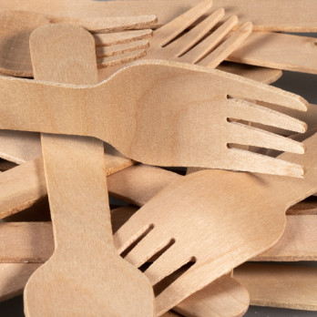 Fourchette en bois 15,5 cm