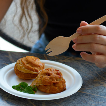 Spork en bois 14,7 cm