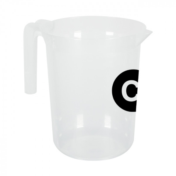 Carafe réutilisable 1,4 L personnalisée - Impression 1 couleur