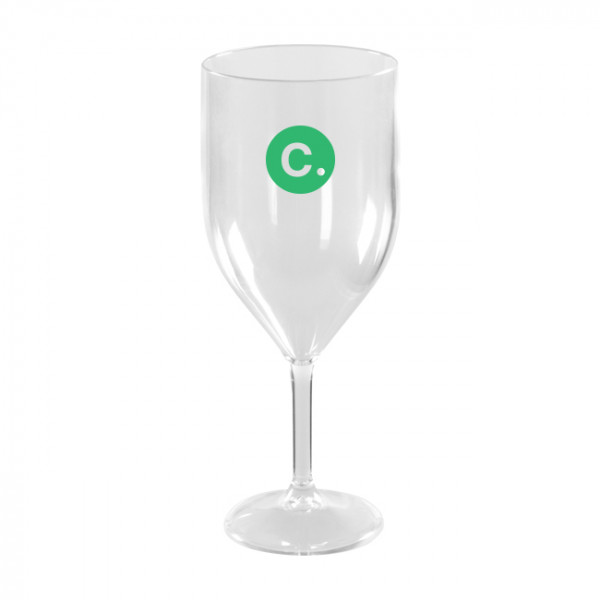 Verre à vin réutilisable 30 cL personnalisé - Gamme Luxe - Impression jusqu'à 3 couleurs