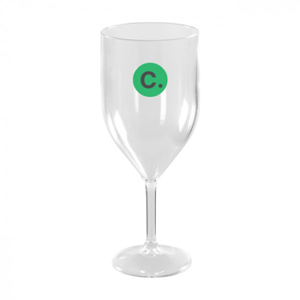 Verre à vin réutilisable 30 cL personnalisé - Gamme Luxe - Impression jusqu'à 3 couleurs