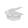 Barquette PET 500 mL avec couvercle attenant