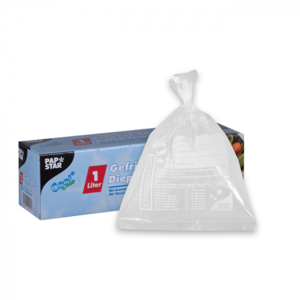 Sac congélation 1 L - 24 x 16 cm avec attache - Sacs et sachets