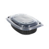Boîte repas rectangulaire noire Cookipack 600 mL