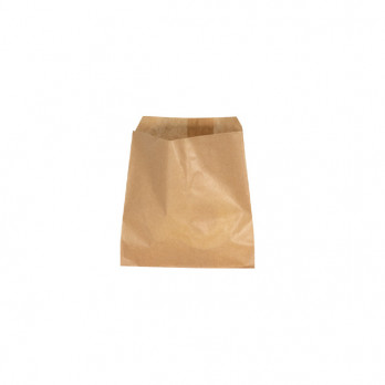 Sachet à frites en papier kraft 12 x 12 cm