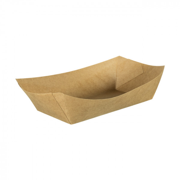 Barquette en carton kraft 950 mL - Catégorie Barquettes, boîtes, pots et bols