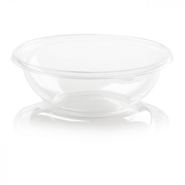 Saladier plastique transparent 2,2 L - Plateaux et saladiers traiteurs