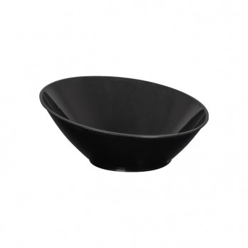 Verrine ovale réutilisable noire 8 cL