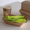 barquette carton kraft 180 ml 54B029, barquette en carton kraft 180 ml, barquette carton kraft 180 ml 54b029.
