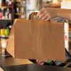 Sac en papier kraft avec poignées